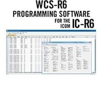WCS-R6 Software di programmazione Icom IC-R6