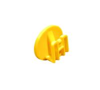 WCS-SHOP® Clip adesiva supporto nuovo modello Telepedaggio slim Compatibile con MooneyGo - 1 pezzo giallo