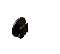 WCS-SHOP® Supporto Compatibile Telepass Compatibile MooneyGo Clip adesiva - 1 pezzo (Nero tondo)