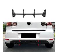 WCSMHYW Diffusore Paraurti Posteriore a Pinna di Squalo per VW Golf 6 Golf MK6 Standard Edition 2008 2009 2010 2011 2012, Paraurti Posteriore Auto Spoiler Labbro Diffusore Accessori Auto