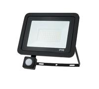 WCT Faretto LED all'aperto Rilevatore di movimento 20W, 3000K Luce Bianca Calda, IP66 Impermeabile Proiettore con Sensore, Lampada da Esterno per Terrazza, Garage, Patio