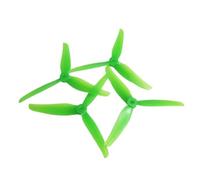 WCUAYJH 2 paia di eliche per IFlightNazgul F5/5140 da 12,7 cm a 3 lame/trilama e foro di montaggio da 5 mm per droni FPV Racing da 12,7 cm, parte 2807 111 (2 paia F5 verde)