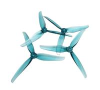 WCUAYJH 2 paia di eliche per IFlightNazgul F5/5140 da 12,7 cm a 3 lame/trilama e foro di montaggio da 5 mm per droni FPV Racing da 12,7 cm, parte 2807 111 (2 paia F5 blu)