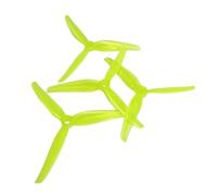 WCUAYJH 2 paia di eliche per IFlightNazgul F5/5140 da 12,7 cm a 3 lame/trilama e foro di montaggio da 5 mm per droni FPV Racing da 12,7 cm, parte 2807 111 (2 paia F5 giallo)