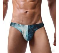 WCXTHGFA All'interno della biancheria intima del bikini degli uomini della | Biancheria intima leggera con stampa "Within the Tides Print", ideale per l'uso quotidiano in tutte le stagioni
