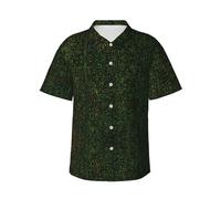 WCXTHGFA Camicia hawaiana da uomo elegante con stampa matematica, camicie con bottoni a maniche per l'estate, elementi essenziali per le vacanze al mare, Nero , XXL
