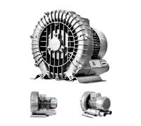 WCXTY Canale Laterale Soffiatore370W,Vortex Pompa Rigenerativa Alta Pressione per Acquacoltura,Aerazione Acqua,Ossigenazione,Depurazione,Industria Ventilazione(350W)