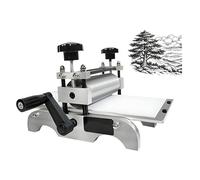 WCXTY Leva Impressione Manuale,Piastra Zinco Incisione Rullo Dispositivo-Presse Tipografiche Piane Supporto,Torchio Calcografico Strumento Tessuto Carta Grafica