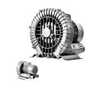 WCXTY Soffiatore Vortex Alta Pressione370W,Pompa Rigenerativa Canale Laterale per Trattamento Acque Reflue,Aerazione Laghetto Pesci,Industria Tessile Carta(550W)