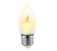 Wcybym Lampadina a fiamma a sfarfallio, base E12 E14, 1 pezzo, luce effetto di fuoco realistico, lampada a LED ambientale, basso consumo di energia, per l'illuminazione delle feste domestiche interne
