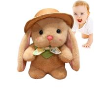 Wcybym Peluche Coniglio,Bambola Morbida E Carina - Peluche Coniglio Con Cappello E,Per Pasqua, Camera Bambini, Compleanno, Adulti, Famiglia, Natale, Compagno Viaggio, Nanna, Accessorio Foto