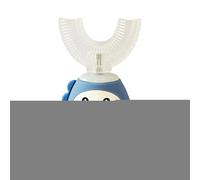 Wcybym Spazzolino da denti elettrico a forma di U per bambini, con timer e 3 modalità, strumento per la pulizia automatica dei denti, per ragazzi e ragazze, per la notte, per casa, viaggi, pendolari