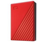 WD 6TB My Passport Hard Disk Esterno Portatile, USB 3.2 Gen 1/USB 3.0, Protezion con password, Software per la gestion e il backup, Formatto per Windows, ChromeOS and MacOS, Rosso