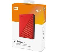 Western Digital 6 TB HDD 2,5″ USB 3.2 Gen 1 My Passport + custodia in plastica rossa