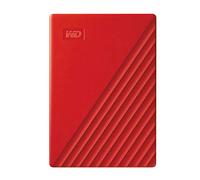 WD 2TB My Passport HDD portatile USB 3.0 con software per gestione di dispositivi, backup e protezione tramite password - funziona con PC, Xbox X, Xbox S, PS4 and PS5 -Rosso