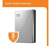 WD 2TB My Passport Ultra Portable HDD USB-C with software for device management,