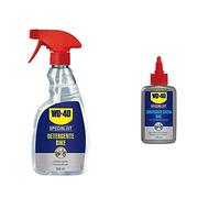 WD-40 Bike Detergente Bici Spray ad Azione Rapida, 500 ml & Bike Lubrificante Catena Bici e MTB per Condizioni Umide, 100 ml