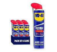 WD-40 Cannuccia in metallo flessibile prodotto multiuso (6 x 400 ml)