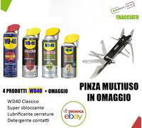 WD-40 KIT SPRAY MANUTENZIONE DETERGENTE LUBRIFICANTE, PULITORE,SBLOCCANTE