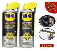 WD-40 SPECIALIST GRASSO SPRAY A LUNGA DURATA BOMBOLETTA 2x400ml DOPPIA POSIZIONE
