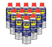 WD-40 Specialist, Lustratore in silicone per moto, superba lucentezza, previene la gomma di cracker, invecchiamento, profumo fruttato, assimilato all'odore "Bubble Gum", cartone da 12 aerosol da 400