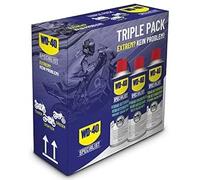 KIT 3 SPRAY MOTO COMPLETA DA SPECIALISTA PULITORE SILICONE LUBRIFICANTE LUCIDA