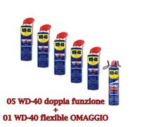 WD-40 SPRAY LUBRIFICANTE MULTIFUZIONE FLACONE SPRAY 500ML 5 + 1 FLEXIBLE OMAGGIO
