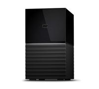 WD 44TB My Book Duo Hard Disk Esterno per Desktop RAID, USB-C/USB 3.2 Gen 1, Protezion con password, Software per la gestion e il backup, RAID 0/1, JBOD, Formatto per Windows and MacOS, Nero