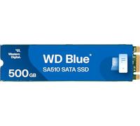 WD Blue SA510 WDS500G3B0B - SSD - 500GB - intern - M.2 2280 - SATA 6Gb/s - Blau (WDS500G3B0B)
