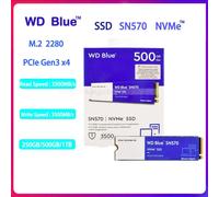 WD BLUE SSD 250GB 500GB 1TB NVMe M2 2280 Interne Solid State Laufwerk für Laptop