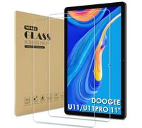 WD&CD 2 Pezzi Pellicola Protettiva Compatibile per DOOGEE U11/U11 PRO 11 inch, Vetro Temperato Alta Definizione Compatibile per DOOGEE U11/U11 PRO 11 inch