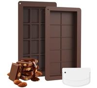 WD&CD 2 pezzi Stampi per Cioccolato, Stampi in silicone per cioccolato Stampo antiaderente per Cioccolatini per Alimenti adatto per Cioccolatini, Cioccolatini al Pistacchio e al latte