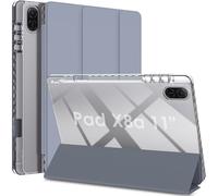 WD&CD Custodia Compatibile per Honor Pad X8a 11", Ultra Sottile Guscio Rigido in Acrilico Smart Pelle Cover con la Funzione Compatibile per Honor Pad X8a 11" Tablet, Lavanda