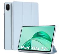 WD&CD Custodia Compatibile per Honor Pad X8a 11", Ultra Sottile PU leather Smart Pelle Cover con la Funzione Compatibile per Honor Pad X8a 11" Tablet - Blu Ghiaccio