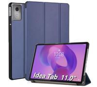 WD&CD Custodia Compatibile per Lenovo Idea Tab 11", Ultra Sottile PU leather Smart Pelle Cover con la Funzione Compatibile per Lenovo Idea Tab 11", Blu Scuro