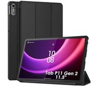 WD&CD Custodia Compatibile per Lenovo Tab P11 Gen 2 11.5", Ultra Sottile Smart Pelle Cover con Sonno/Sveglia la Funzione Compatibile per Lenovo Tab P11 Gen 2 Tablet - Nero