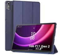 WD&CD Custodia Compatibile per Lenovo Tab P11 Gen 2 11.5", Ultra Sottile Smart Pelle Cover con Sonno/Sveglia la Funzione Compatibile per Lenovo Tab P11 Gen 2 Tablet - Blu