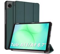 WD&CD Custodia Compatibile per Samsung Galaxy Tab A11 / A9 8.7'', Ultra Sottile PU leather Smart Pelle Cover con la Funzione Compatibile per Samsung Galaxy Tab A11 / A9 8.7'', Verde