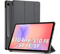 WD&CD Custodia Compatibile per Samsung Galaxy Tab S10 FE / S9 FE 10.9", Ultra Sottile PU leather Smart Pelle Cover con la Funzione Compatibile per Samsung Galaxy Tab S10 FE / S9 FE 10.9", Grigio