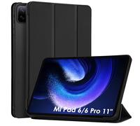 WD&CD Custodia Compatibile per Xiaomi Pad 6/6 Pro 11", Ultra Sottile Smart Pelle Cover Compatibile per Xiaomi Pad 6/6 Pro Tablet con Sonno/Sveglia la Funzione - Nero