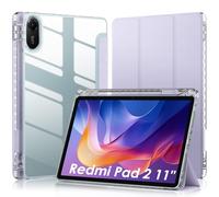 WD&CD Custodia Compatibile per Xiaomi Redmi Pad 2 11", Ultra Sottile Guscio Rigido in Acrilico Smart Pelle Cover con la Funzione Compatibile per Xiaomi Redmi Pad 2 11", Lilla