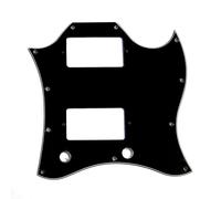 WD Custom Pickguard For Gibson 63-70 Full Faccia Sg, Nero 3ply
