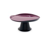 WD LIFESTYLE BALAT ALZATINA IN VETRO 21 CM BORGOGNA E NAVY