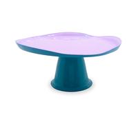 WD LIFESTYLE BALAT ALZATINA IN VETRO 28 CM LILLA E TURCHESE