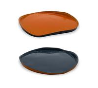 Wd Lifestyle Balat Line Set 2 Piatti in vetro cm 21