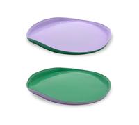 Wd Lifestyle Balat Line Set 2 Piatti in vetro cm 21