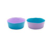 WD LIFESTYLE BALAT SET 2 COPPETTE IN VETRO 13 CM TURCHESE E LILLA