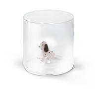 WD LifeStyle Bicchiere Vetro Borosilicato Cc 250 ml Decoro Setter