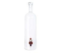 WD Lifestyle Bottiglia in Vetro Borosilicato con Decorazione Interna Schiaccianoci, 1 Litro