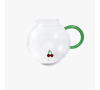 WD Lifestyle - Brocca in Vetro Borosilicato 1,7L con Soggetto in Vetro Colorato Interno